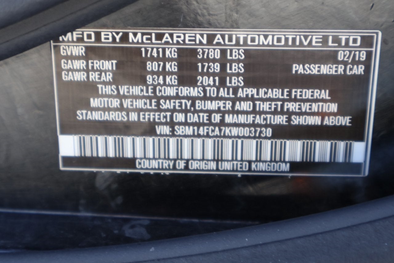 2019 McLaren 720S Performance