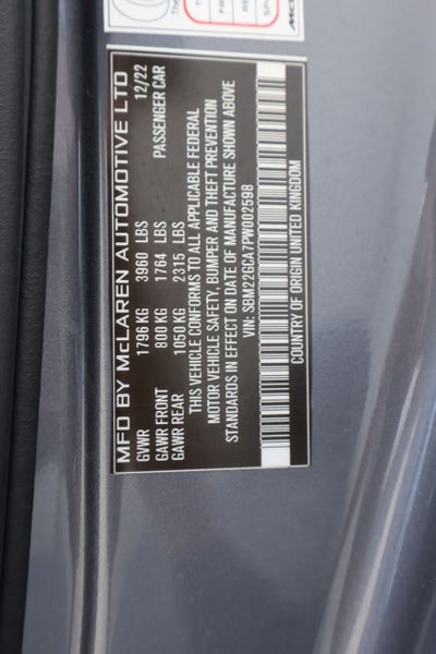 2023 McLaren GT Coupe