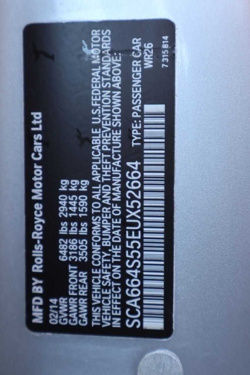 2014 Rolls-Royce Ghost 4dr Sdn