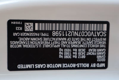 2022 Rolls-Royce Ghost Sedan