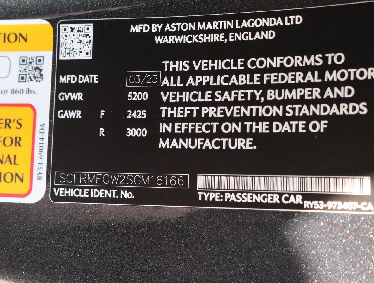 2025 Aston Martin DB12 Volante