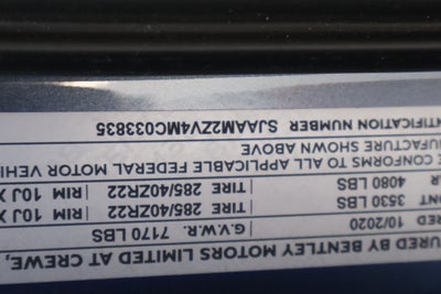 2021 Bentley Bentayga V8