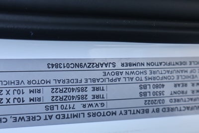 2022 Bentley Bentayga Speed