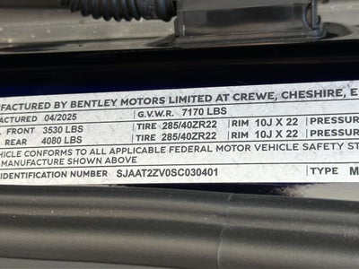 2025 Bentley Bentayga V8
