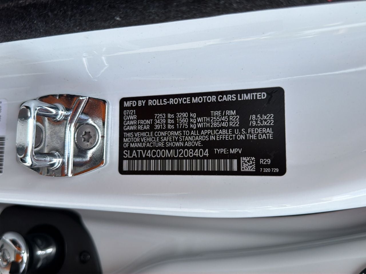 2021 Rolls-Royce Cullinan Sport Utility