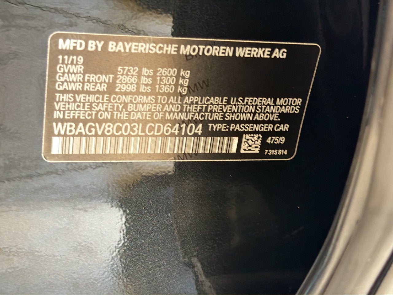 2020 BMW 8 Series M850i xDrive Gran Coupe