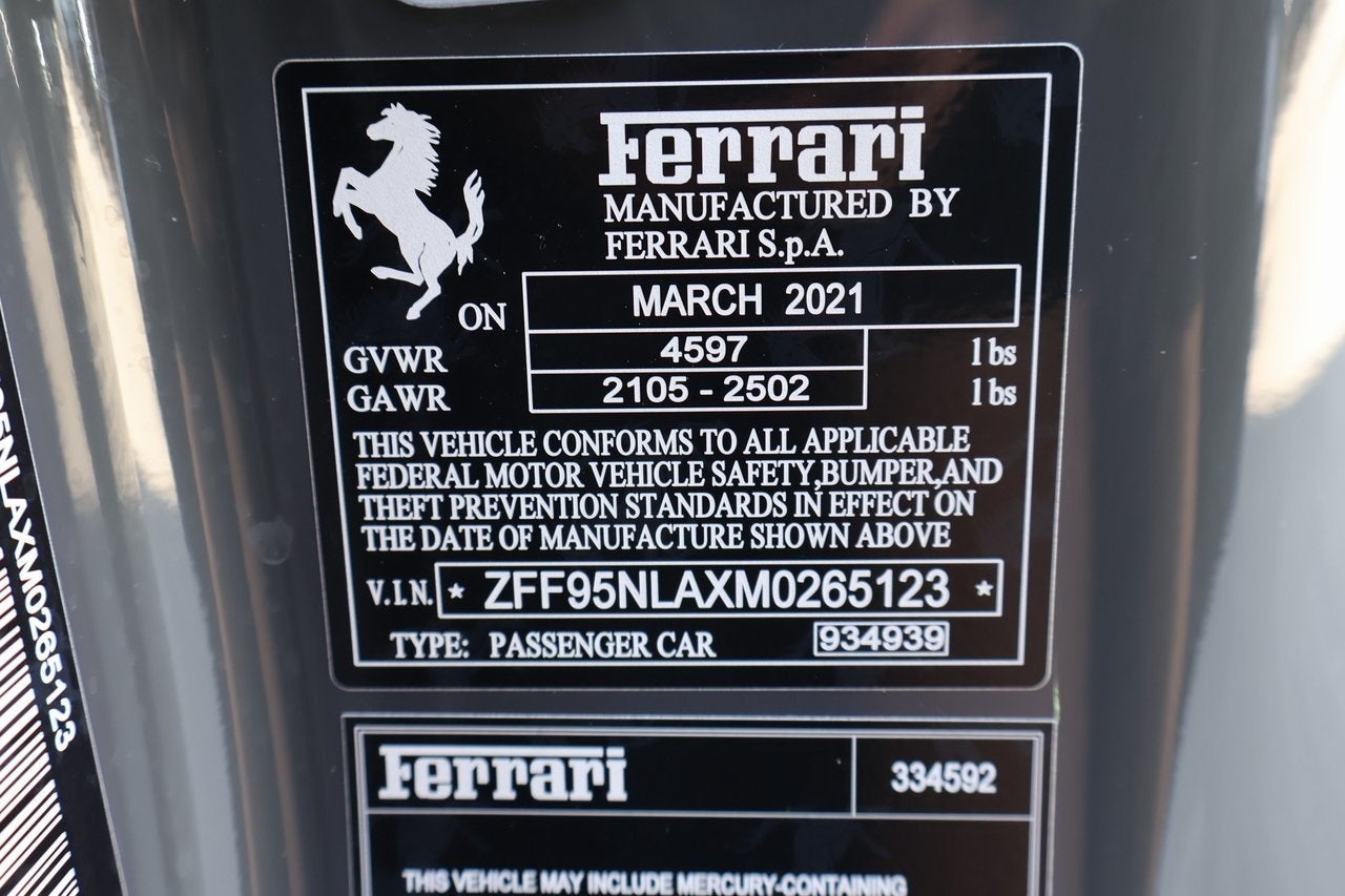 2021 Ferrari SF90 Stradale Coupe