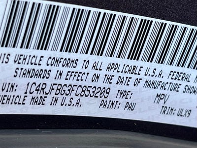 2015 Jeep Grand Cherokee Limited