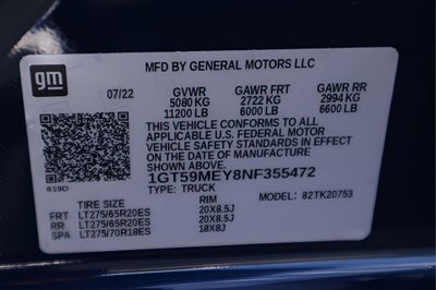 2022 GMC Sierra 2500HD SLE