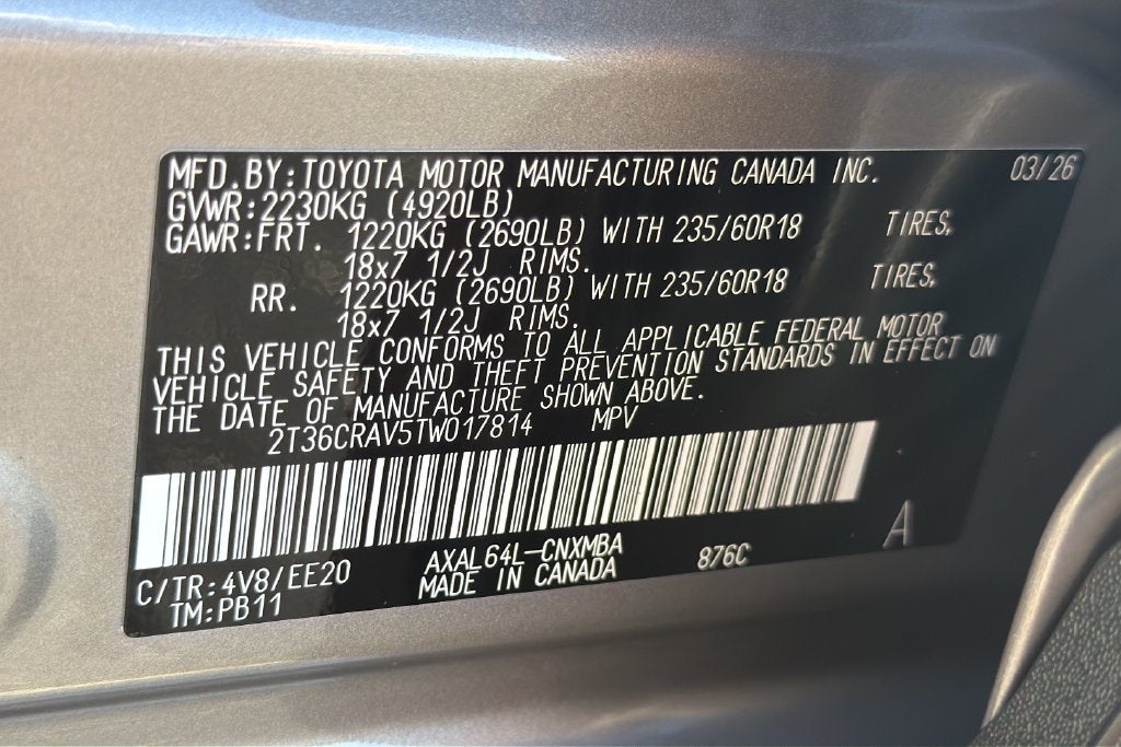 2026 Toyota RAV4 XLE Premium