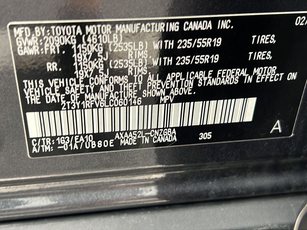 2020 Toyota RAV4 Limited