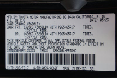 2023 Toyota Tacoma TRD Sport V6