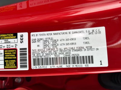 2026 Toyota Tacoma TRD Sport