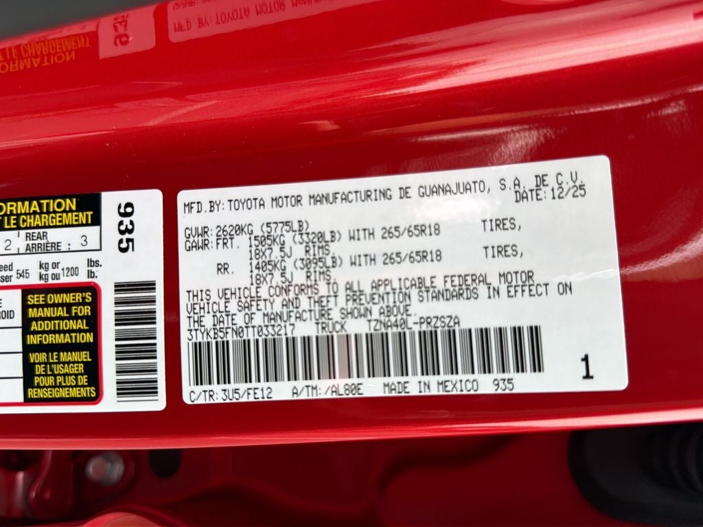 2026 Toyota Tacoma TRD Sport