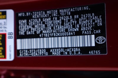 2019 Toyota Avalon Hybrid XSE