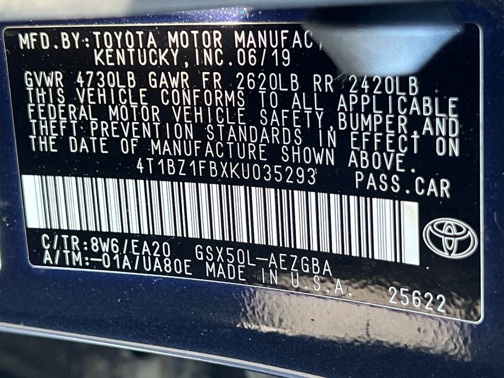 2019 Toyota Avalon XLE