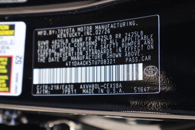 2026 Toyota Camry SE