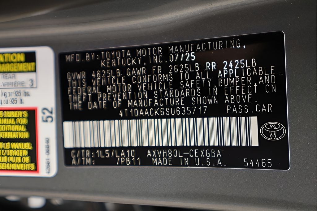 2025 Toyota Camry XLE