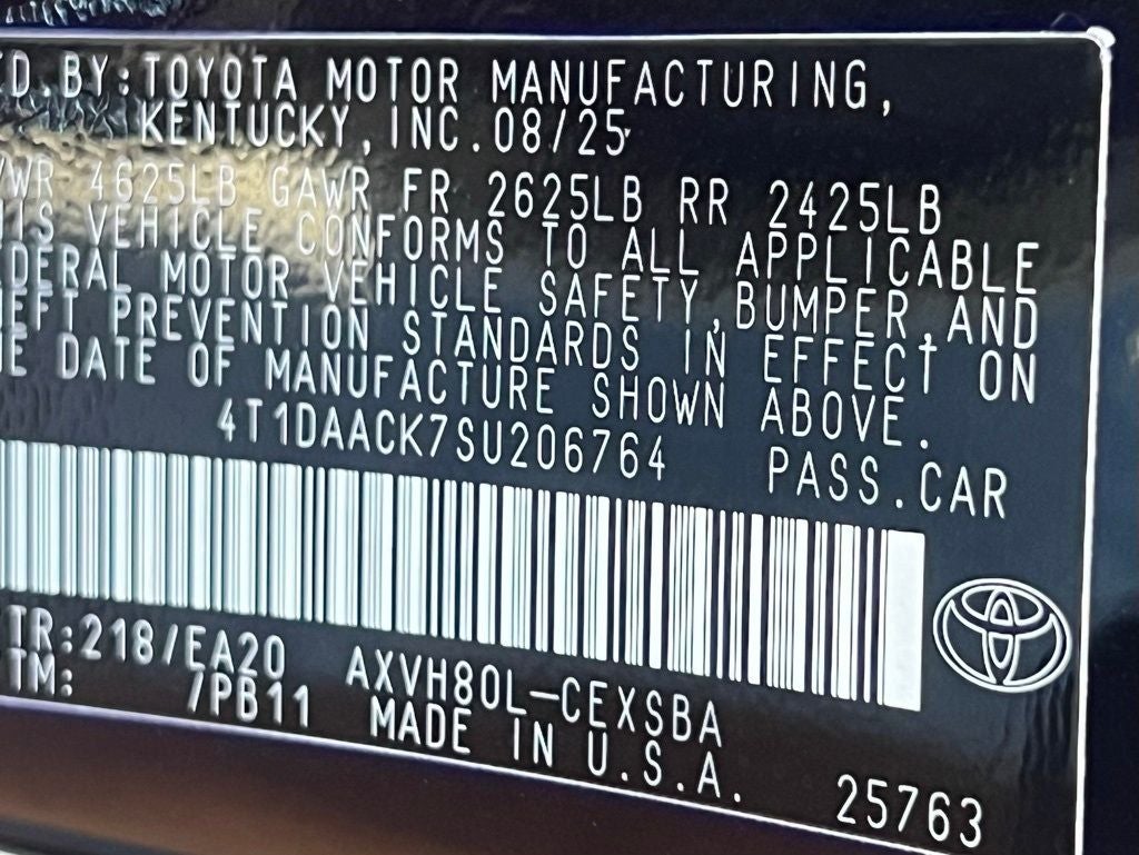 2025 Toyota Camry Base