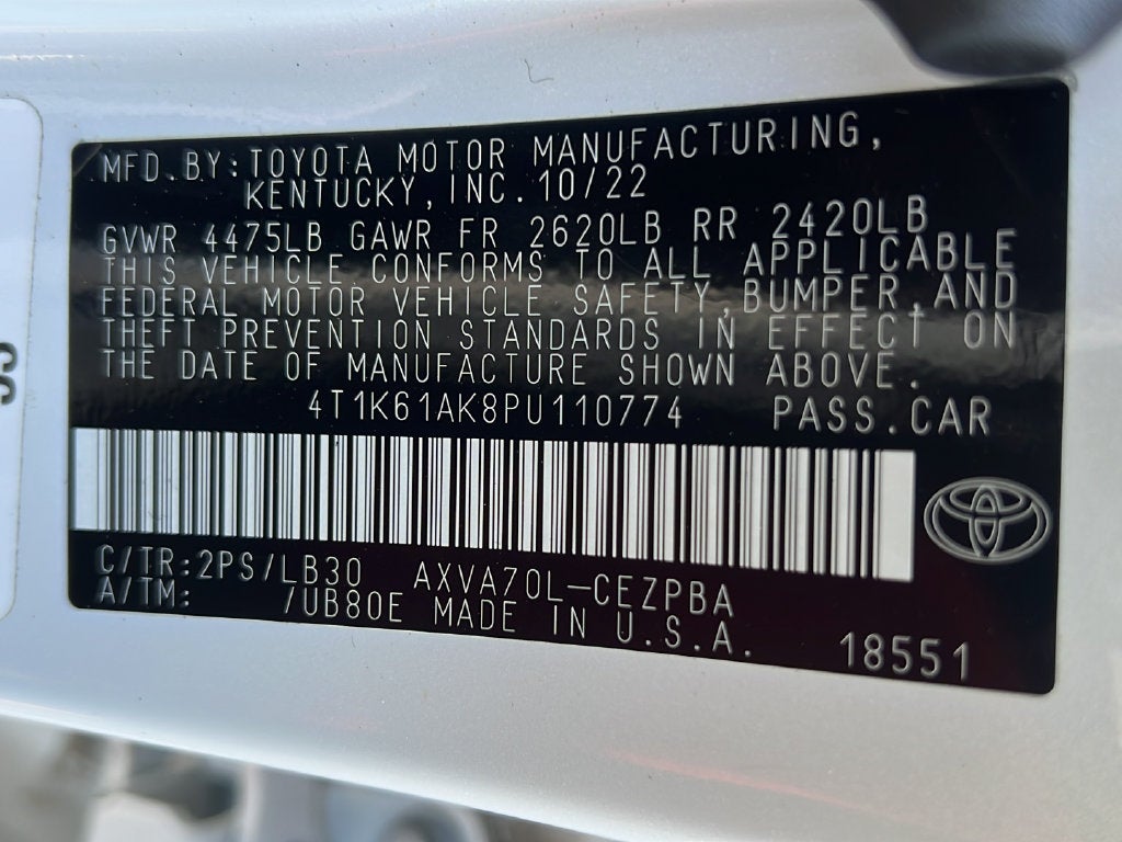 2023 Toyota Camry XSE