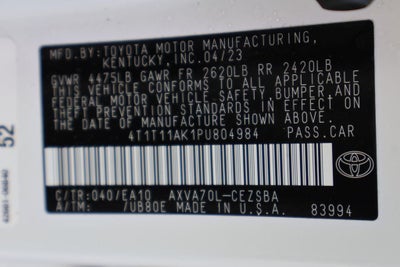 2023 Toyota Camry Base