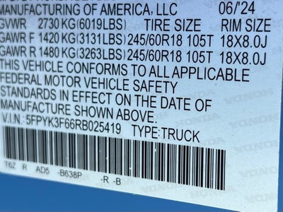 2024 Honda Ridgeline TrailSport