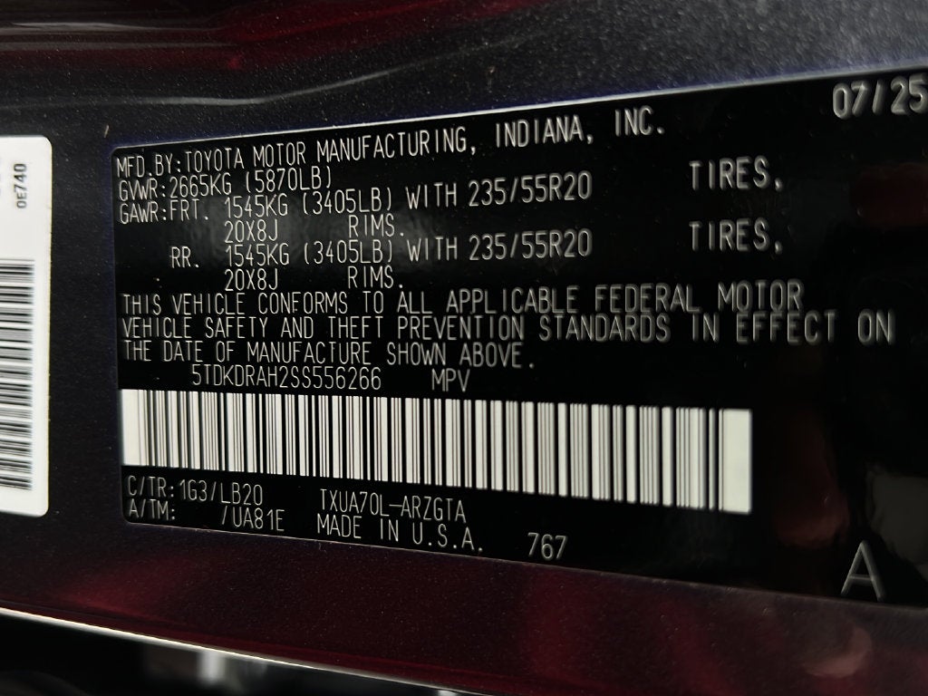 2025 Toyota Highlander Limited