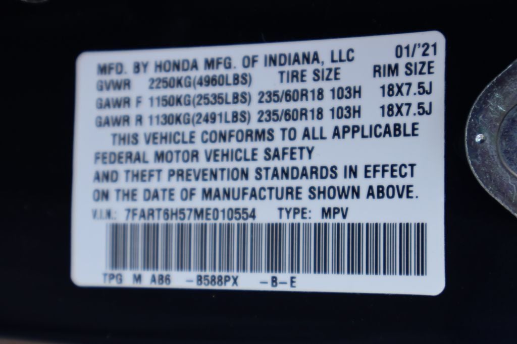 2021 Honda CR-V Hybrid EX