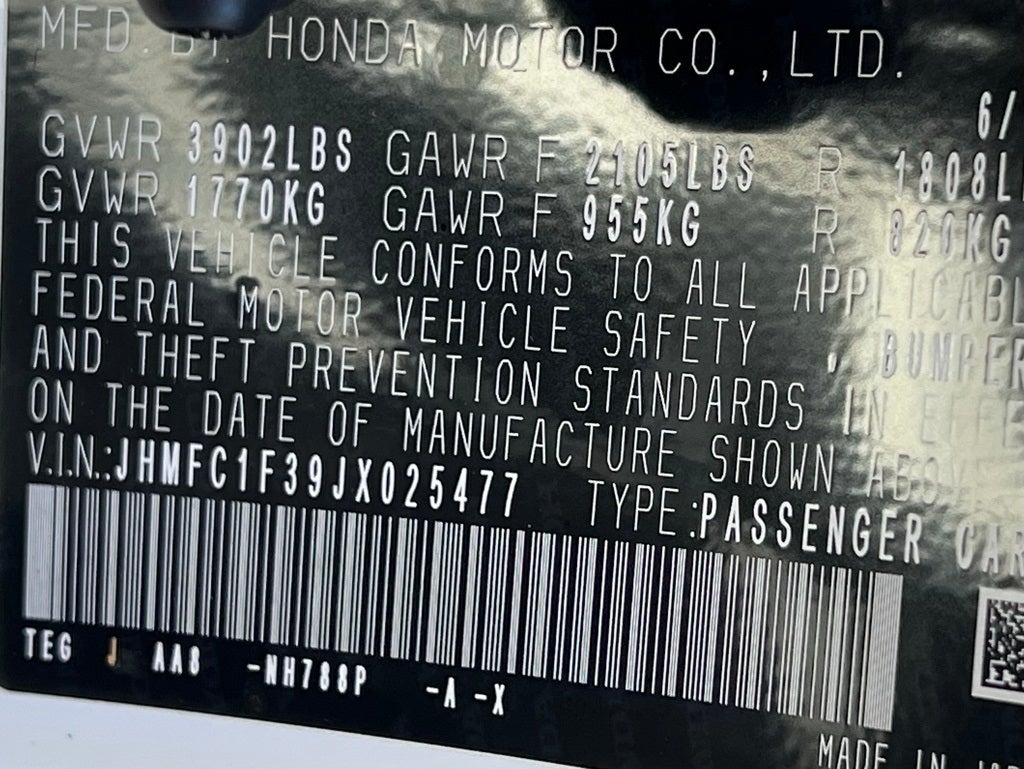 2018 Honda Civic EX-T