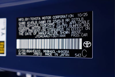 2026 Toyota Prius XLE