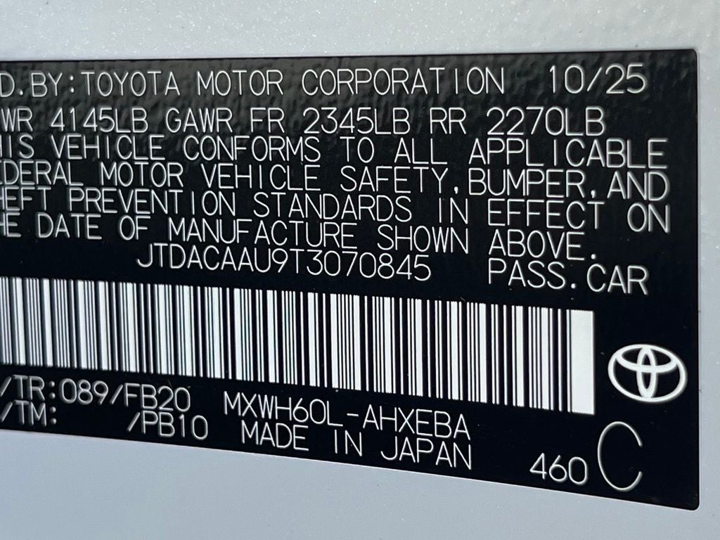 2026 Toyota Prius LE