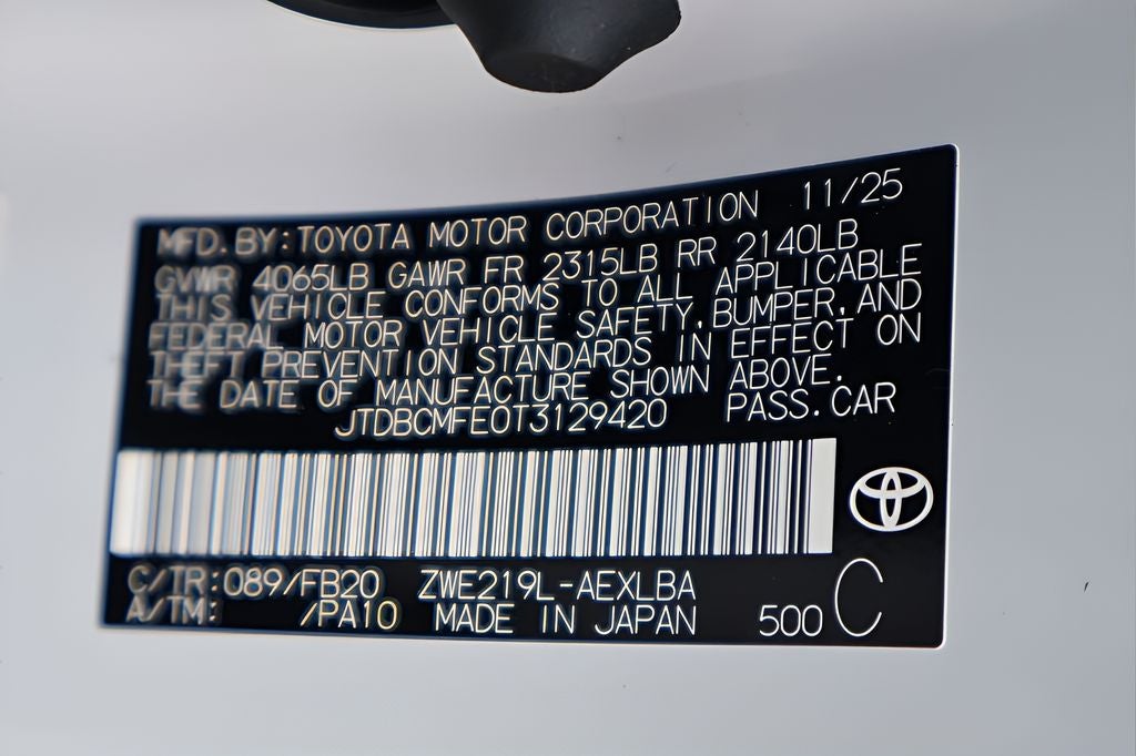 2026 Toyota Corolla Hybrid LE