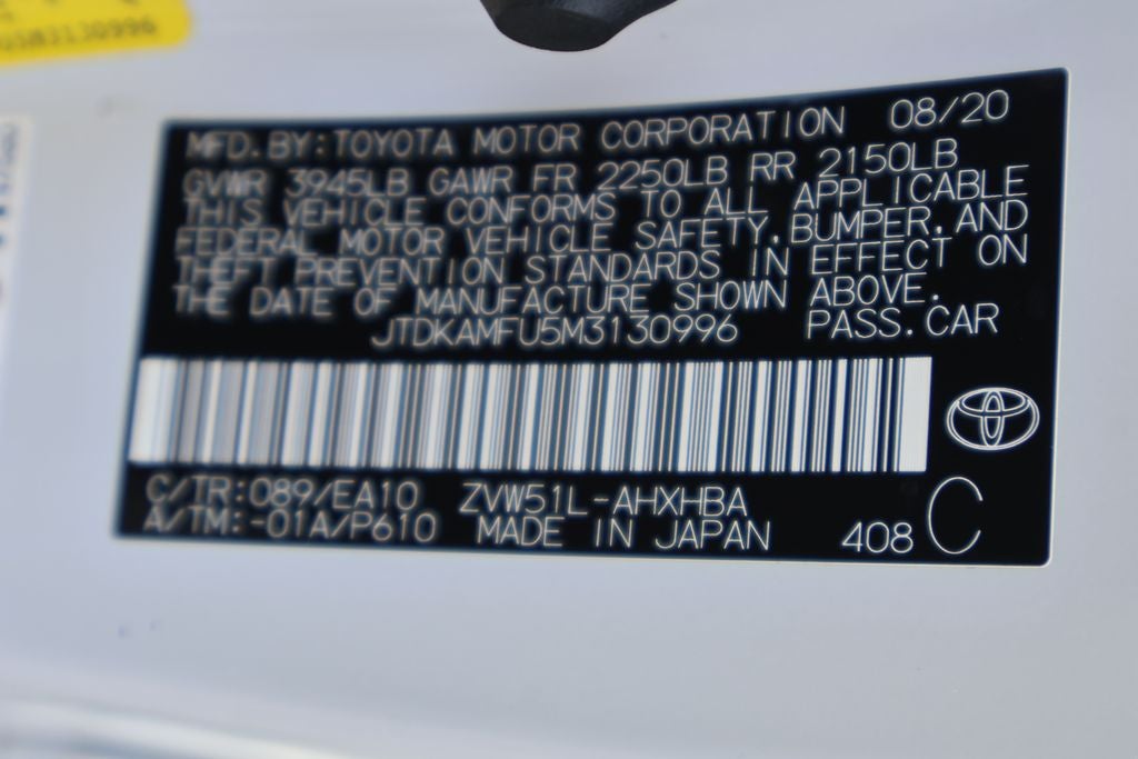 2021 Toyota Prius XLE