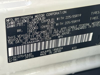 2021 Toyota Venza XLE