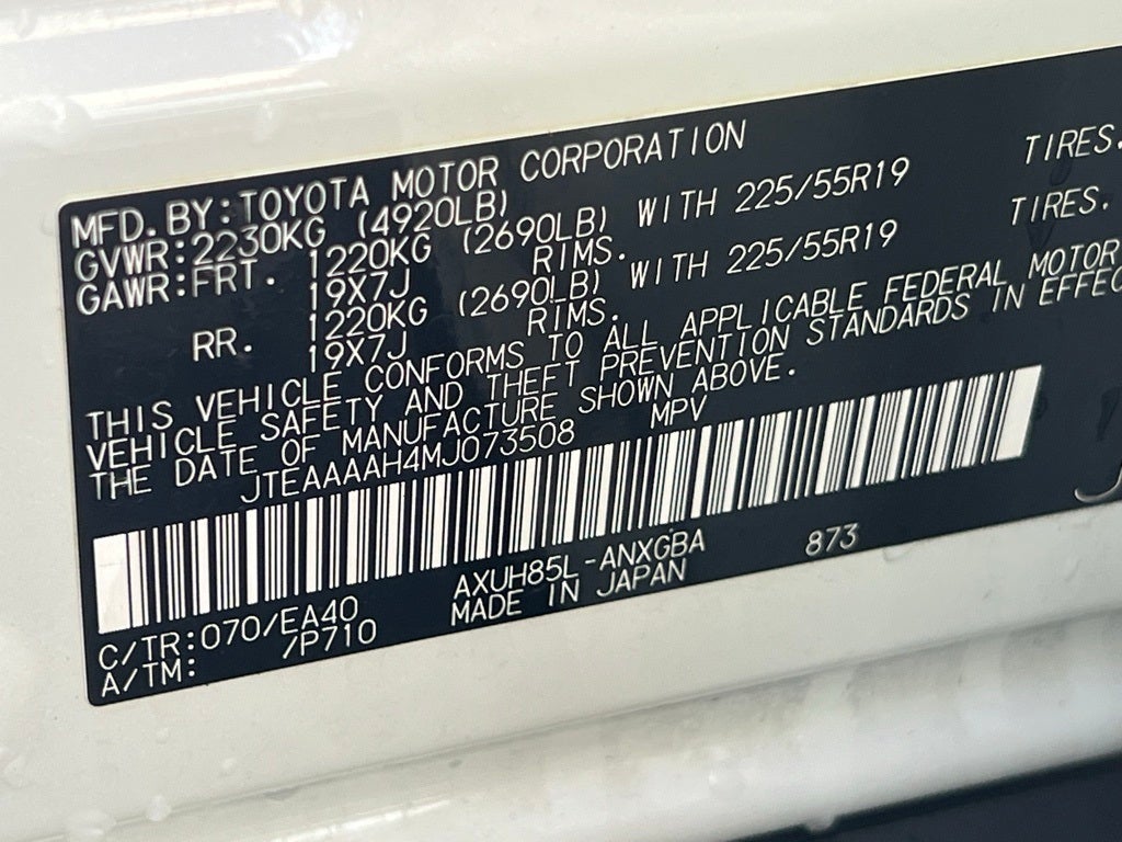 2021 Toyota Venza XLE