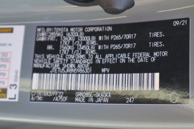 2022 Toyota 4Runner Trail