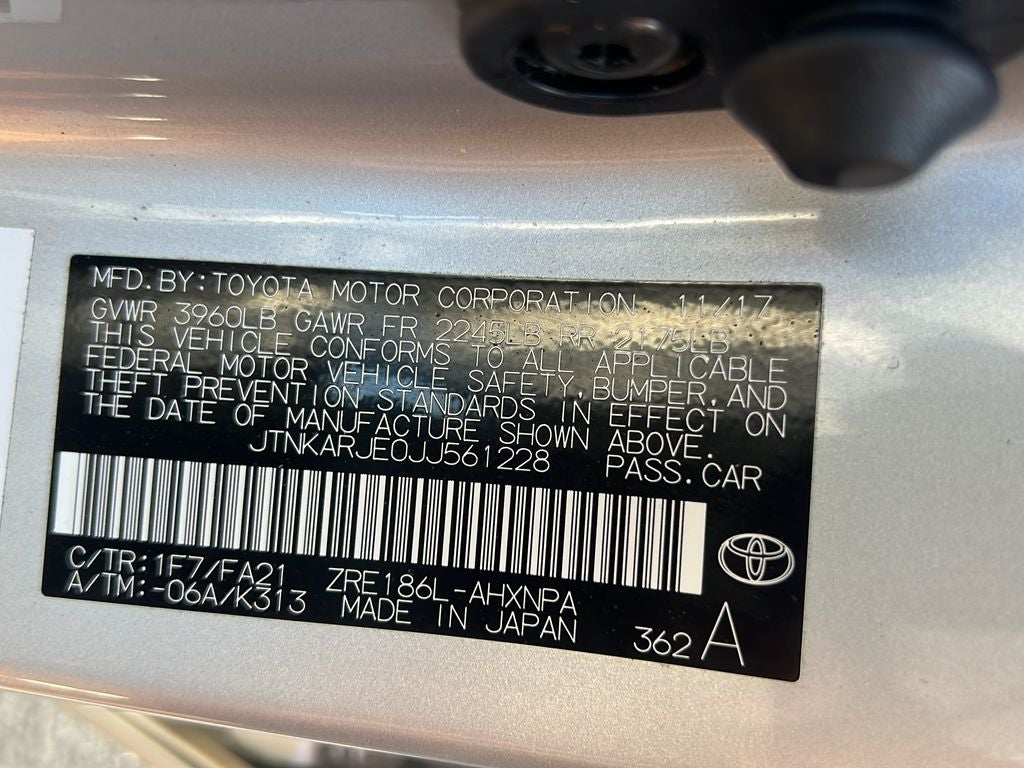 2018 Toyota Corolla iM Base