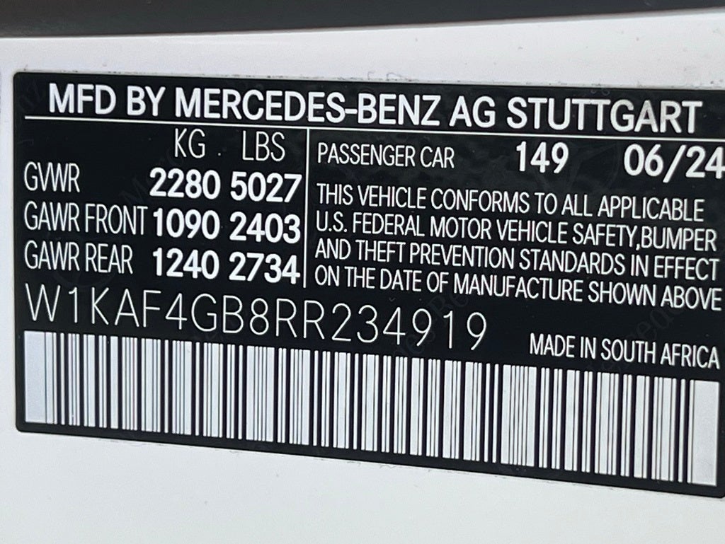 2024 Mercedes-Benz C-Class C 300