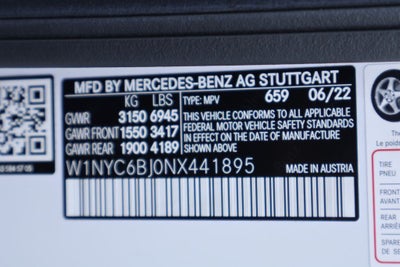 2022 Mercedes-Benz G-Class G 550 4MATIC®