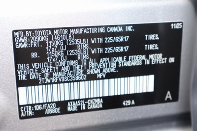 2025 Toyota RAV4 XLE