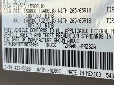 2026 Toyota Tacoma TRD Sport