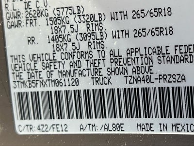 2026 Toyota Tacoma TRD Sport