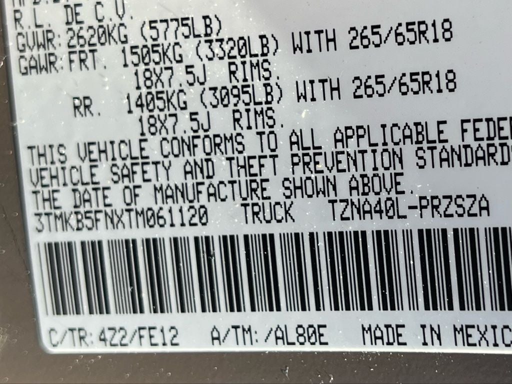 2026 Toyota Tacoma TRD Sport