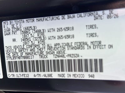 2026 Toyota Tacoma TRD Sport