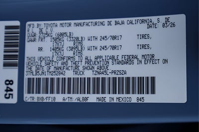 2026 Toyota Tacoma SR5