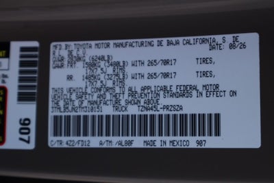 2026 Toyota Tacoma TRD Off-Road