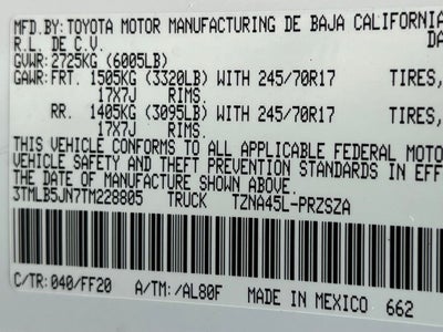 2026 Toyota Tacoma SR5
