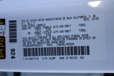 2026 Toyota Tacoma SR5