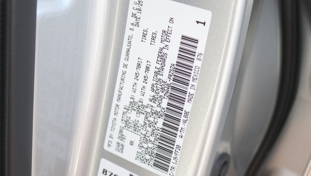 2025 Toyota Tacoma SR5