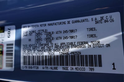 2026 Toyota Tacoma SR5